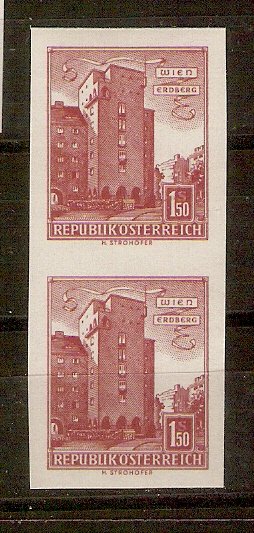 Austria Buildings 1.50 S imperf