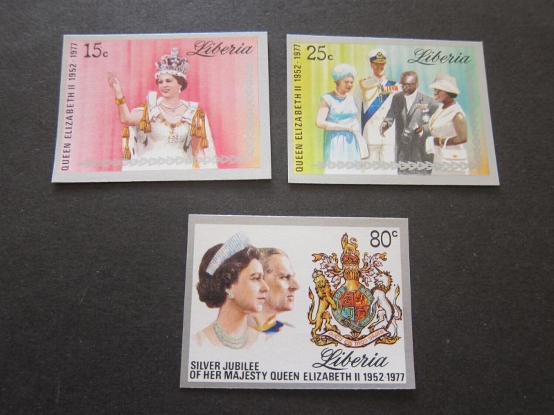 Liberia 1977 Sc 788-90 Royal family set MNH