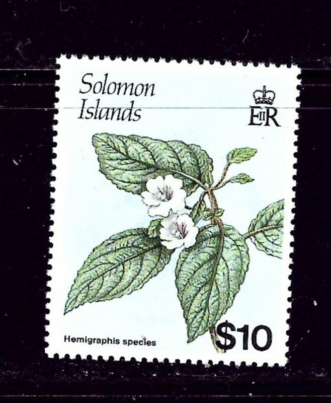 Solomon Is 596A MNH 1988 Flowers