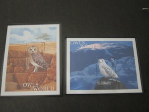 St Vincent 2001 Sc 2888-9 Bird set MNH