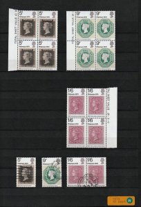 GREAT BRITAIN QE 1970s MNH Used Collection (Aprx 300 Items) Goy 2154