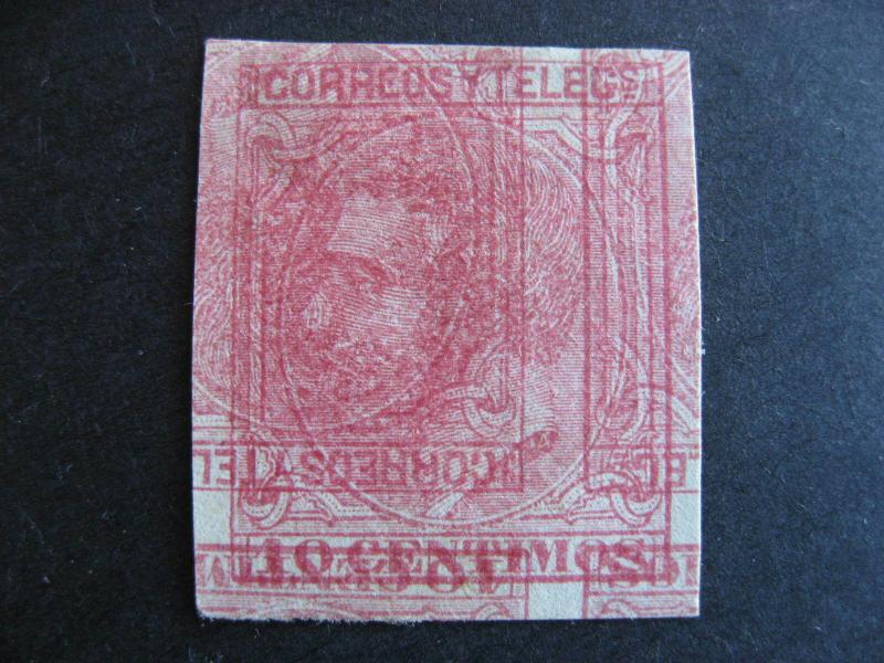 Spain double, inverted impression print error in Sc 244 MNG H thin, see pictures