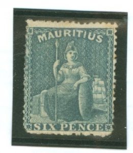 Mauritius #22 Unused Single