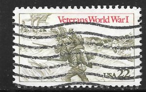 USA 2154: 22c American Troops in Europe, used, VF