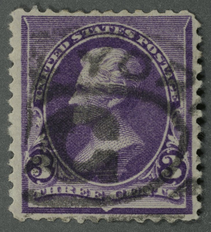 United States #221 Used VF/XF Good Color Oval New York Cancel with C in Center