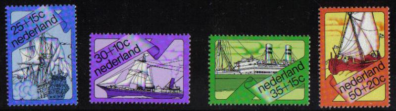 Netherlands #B493-B496  MNH  1973   Cultural Welfare ships