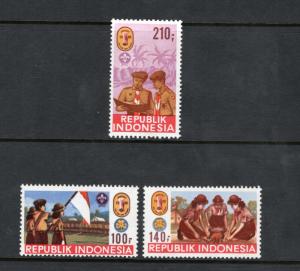 INDONESIA Sc# 1297 - 1299 MNH FVF Set-3 Scouts