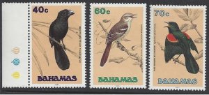 Bahamas #715 / 19 & 20 MNH part set, Birds, issued 1991