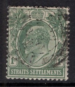 Straits Settlements 1903  King Edward VII  1c green