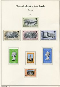 Channel Islands Collection on 58 pages -Guernsey and Alderney-SCV $415.00