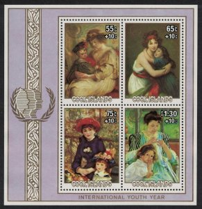 Cook Is. Paintings Rubens Renoir MS 1985 MNH SG#MS1034