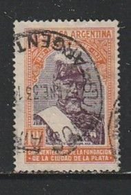 1933 Argentina - Sc 410 - used VF - single - Pres Roca