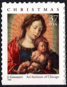 SC#3675 37¢ Madonna & Child Booklet Single (2002) SA