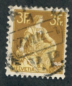 Switzerland #145 used single