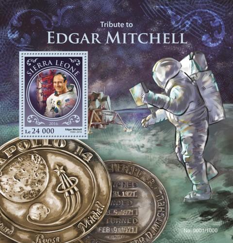 SIERRA LEONE 2016 SHEET EDGAR MITCHELL ASTRONAUTS SPACE srl16211b