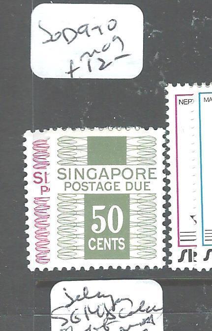 SINGAPORE (P1804B) POSTAGE DUESG D9-10  MOG