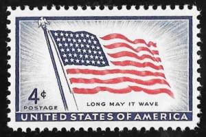 1094 4 cents 48 Star U.S. Flag Stamp mint OG NH EGRADED XF 90 XXF