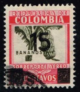 Colombia #C117 Bananas; Used (0.50)