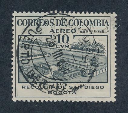 Colombia 1959 Scott C325 used - 10c, retreat of San Diego