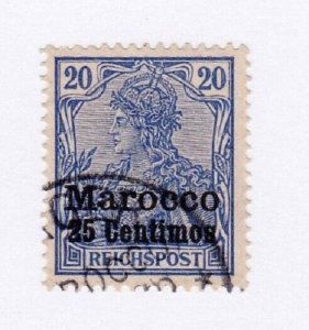 Germany - Offices in Morocco stamp #23, used, CV $3.25