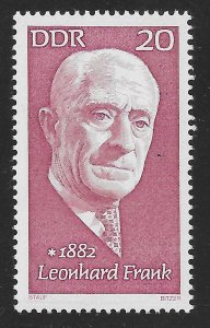 Germany DDR #1350 20pf Frank ~ MNH