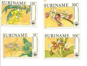 Surinam 743-746 MNH