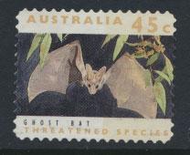 Australia SG 1332p  Used perf 11½ phospher band -Threatened Species -Ghost Bat