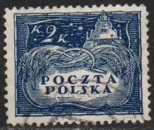 Poland Sc #130 Used