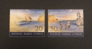 Cyprus 2004 #1019-20 MNH, CV $3