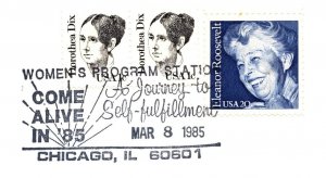 US SPECIAL POSTMARK EVENT COVER JOURNEY TO SELF-FULFILLMENT WOMEN'S PROGRAM - A