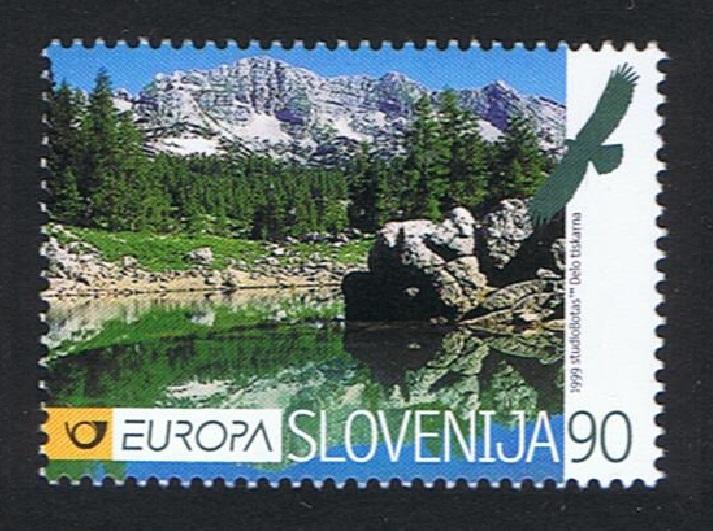 Slovenia Bird Europa CEPT Parks and Gardens 1v SG#406 SC#349