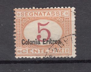 J43925 JL Stamps 1920 eritrea used #jj1b ovpt