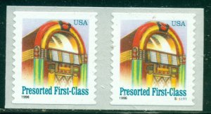 SCOTT # 2912A PAIR WITH PLATE # S11111, MNH, GREAT PRICE!