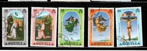 ANGUILLA #187-192  1974  EASTER     F-VF  USED