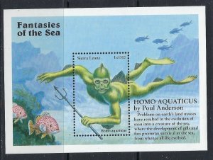 Sierra Leone 1935 MNH 1996 Homo Aquaticus (ak3108)