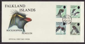 Falkland Islands 450-453 Penguins U/A FDC