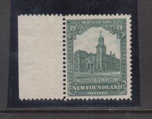 Newfoundland #158 Mint Never Hinged Margin Copy