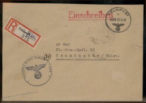 3rd Reich Germany WWII Salonika Greece Feldpost Cover G97978