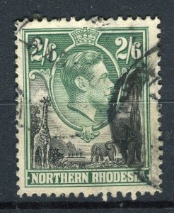 N.RHODESIA; 1938 early GVI pictorial issue fine used Shade of 2s. 6d. value