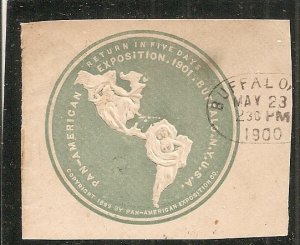 Pan American EXPO envelope corner