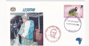 D65315 Papal Visit John Paul II FDC 1988 Maseru Lesotho