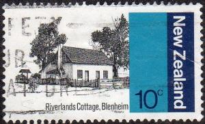 New Zealand 681 - Used - 10c Riverlands Cottage (Blenheim) (1979)