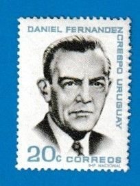 URUGUAY SCOTT#731 1966 20c DANIEL FERNANDEZ - MNH