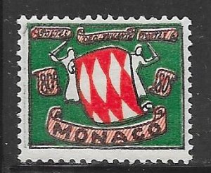 Monaco 314: 80c Coat of arms, MNH, F-VF