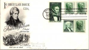 FDC 1963 SC #1225 Fleetwood Cachet - Chicago, ILL - Pair & Strip Of 3 - J5876