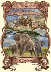 Guinea 2013 MNH - ELEPHANTS. Y&T Code: 1519. Michel Code: 9828 / Bl.2231