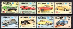 Gambia 620-627 Cars MNH VF