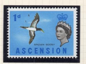 Ascension 1963 Early Issue Fine Mint Hinged 1d. 230070