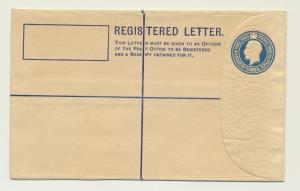 GAMBIA GV 3d REGISTERED ENVELOPE, VF UNUSED H&G#E5a (SEE BELOW)