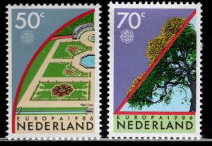 Netherlands Scott 679-680 MNH** Europa 1986 set